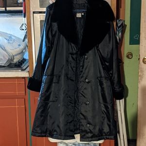 Terry Lewis Classic Luxuries Black faux fur coat